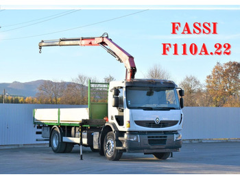 Kraanaga veoauto RENAULT Premium 370
