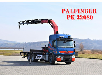 Kraanaga veoauto RENAULT Premium 410