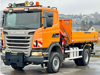 Kallurauto, Kraanaga veoauto Scania G360 Kipper 4,10m *PK 11002 B + FUNK *4x4: pilt 4