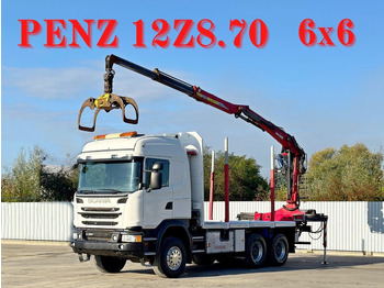 Kraanaga veoauto SCANIA G 490