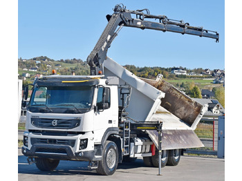 Kraanaga veoauto Volvo FMX 410 Kipper 5,20m*HIAB 122 D-4 HIDUO/FUNK*6x4: pilt 3