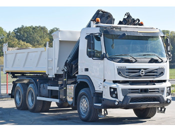 Kraanaga veoauto Volvo FMX 410 Kipper 5,20m*HIAB 122 D-4 HIDUO/FUNK*6x4: pilt 4