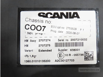 Mootori juhtimisseade - Veoauto Scania Electrical System COO7 regeleenheid Scania: pilt 2