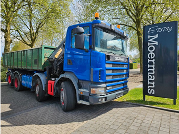 Kraanaga veoauto SCANIA R124