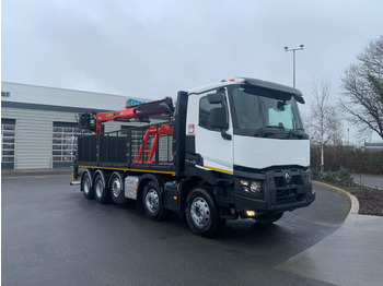 Madelveok/ Platvormveok, Kraanaga veoauto Brand New Renault C440 Block Truck (5 axle): pilt 1
