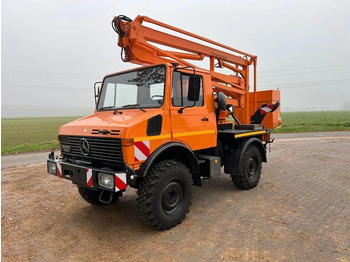 Mercedes-Benz Unimog 1200 4x4 - Lifting basket liising Mercedes-Benz Unimog 1200 4x4 - Lifting basket: pilt 1