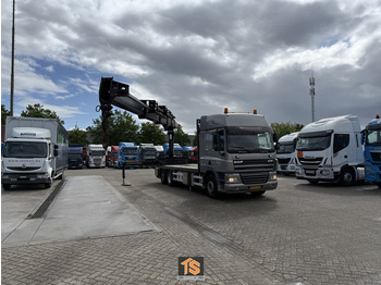 Madelveok/ Platvormveok, Kraanaga veoauto DAF FAN CF85 .460 - AUTOMATIC - EURO 5 - KRAN/CRANE HIAB 377: pilt 2
