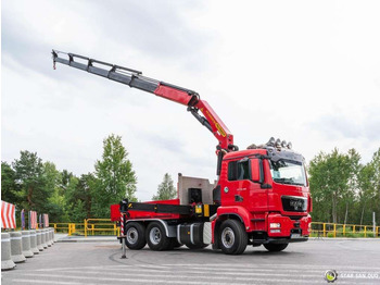 Kraanaga veoauto MAN  TGS 28.480 6x4x4 H PALFINGER PK 34002 SH Crane: pilt 4