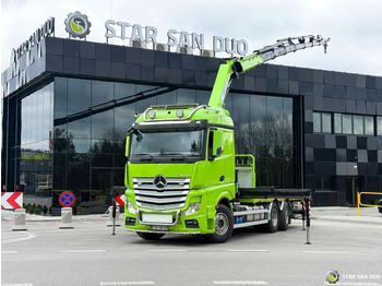 Kraanaga veoauto MERCEDES-BENZ Actros