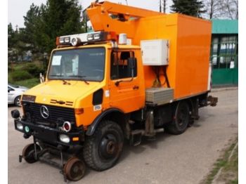 Veoautolt tõusev platvorm Unimog U 1200 T ZWEIWEGE WUMAG WG 120 RAIL way Schiene: pilt 1