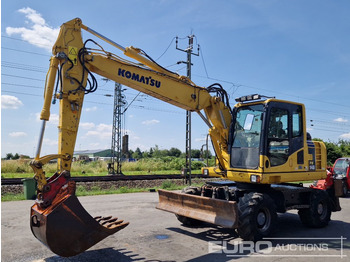 Ratastel ekskavaator KOMATSU PW148-8