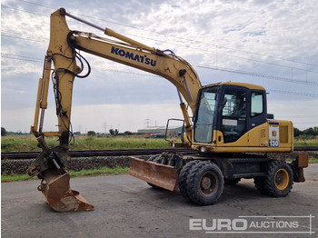 Ratastel ekskavaator KOMATSU PW130