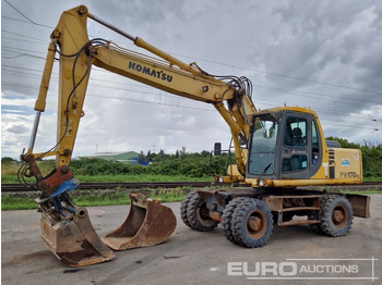 Ratastel ekskavaator KOMATSU