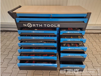 Ehitusseade Unused NORTH-TOOL JUMBO-PRO 12 Drawer Tool Cabinet,  Professional Tools: pilt 5