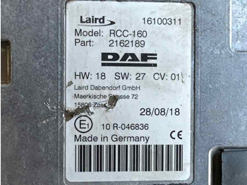 Elektrisüsteem - Veoauto DAF ECU TELEFON  2162189: pilt 2 Elektrisüsteem - Veoauto DAF ECU TELEFON  2162189: pilt 2