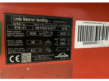 Lükandmastiga tõstuk LINDE R14