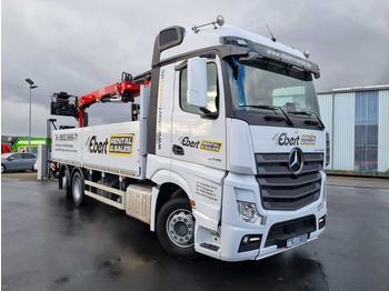 Mercedes-Benz Actros 2745 L 6x2 Baustoffpritsche+Kran Retarder  liising Mercedes-Benz Actros 2745 L 6x2 Baustoffpritsche+Kran Retarder: pilt 3