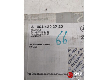 Uus Piduriklotsid - Veoauto Mercedes-Benz Set remblokken mercedes sprinter w903 a0044202720: pilt 2