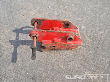 Kiirühendus 2013 Ksw Manual Dedicated Single Lock QH 45mm Pin to suit 4-6 Ton Excavator: pilt 2