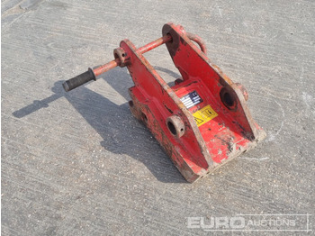 Kiirühendus 2013 Ksw Manual Dedicated Single Lock QH 45mm Pin to suit 4-6 Ton Excavator: pilt 3