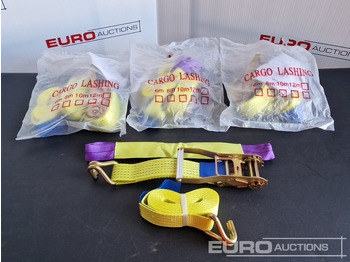 Ehitusseade Unused Boss 4M x 50mm 5 Ton Ratchet Straps with Sling (4 of): pilt 2
