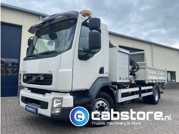 Kallurauto, Kraanaga veoauto Volvo FL 240 4x2 Euro 5 - Kipper - MKG HLK 45 a2 Autolaadkraan - Bouwjaar 2012 - APK 18-10-2025 - ORIGINAL Km 35.640 !!!! - Good condition !!: pilt 5