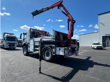 Uus Kraanaga veoauto Iveco Eurocargo ML150E28 4x4 sähkölaitos varustein: pilt 3