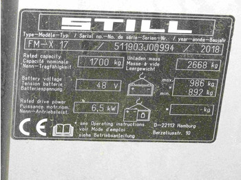 Lükandmastiga tõstuk Still FM-X17: pilt 5