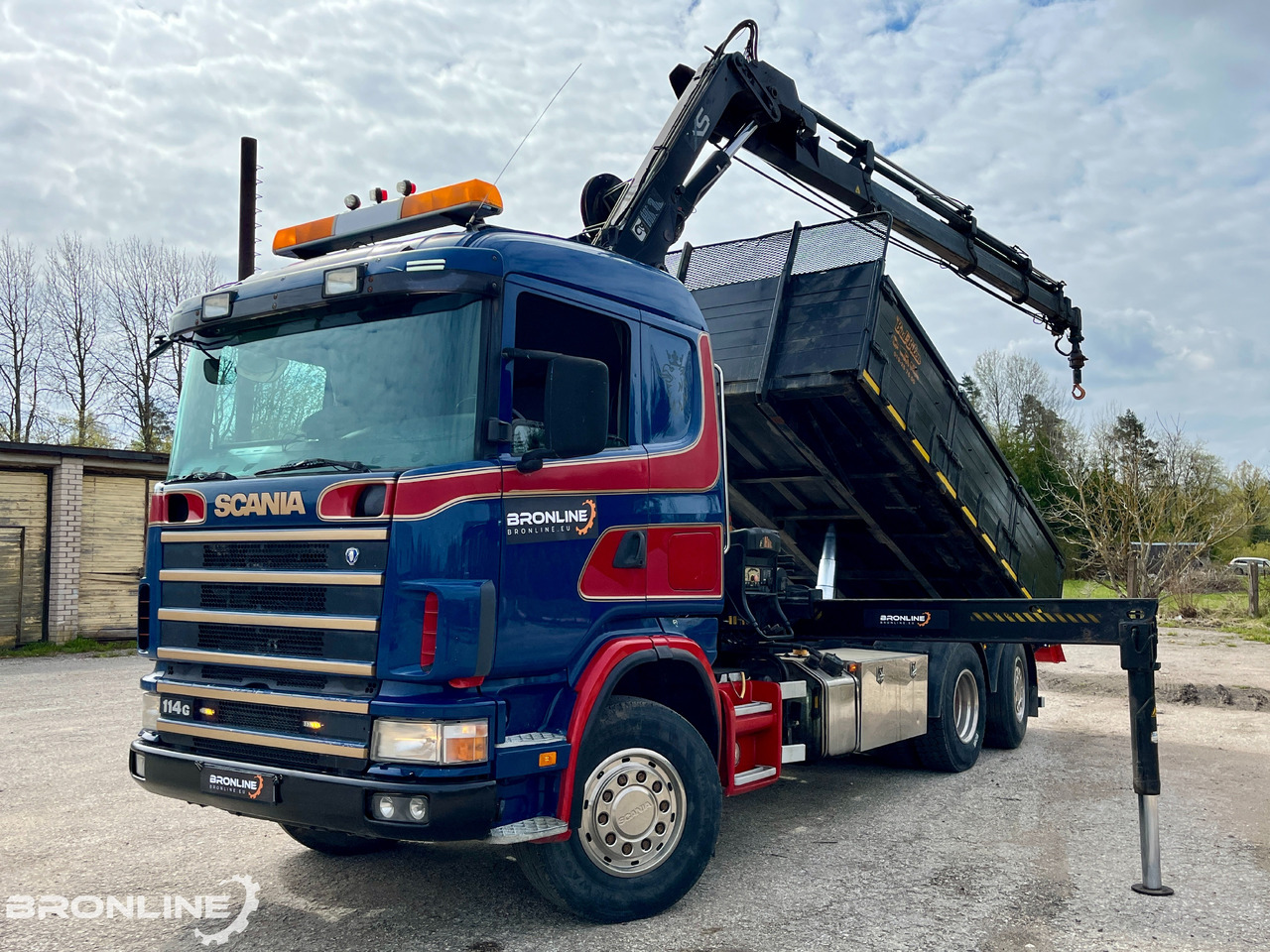 2002 SCANIA R114 6X2*4 Tipper+HIAB 166-e5 crane - Kallurauto, Kraanaga veoauto: pilt 1 2002 SCANIA R114 6X2*4 Tipper+HIAB 166-e5 crane - Kallurauto, Kraanaga veoauto: pilt 1