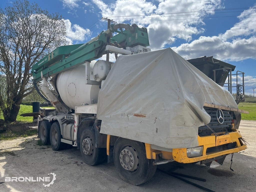 2003 MERCEDES-BENZ ACTROS 3240B 8X4/4 Mixer - Autobetoonisegisti: pilt 1 2003 MERCEDES-BENZ ACTROS 3240B 8X4/4 Mixer - Autobetoonisegisti: pilt 1
