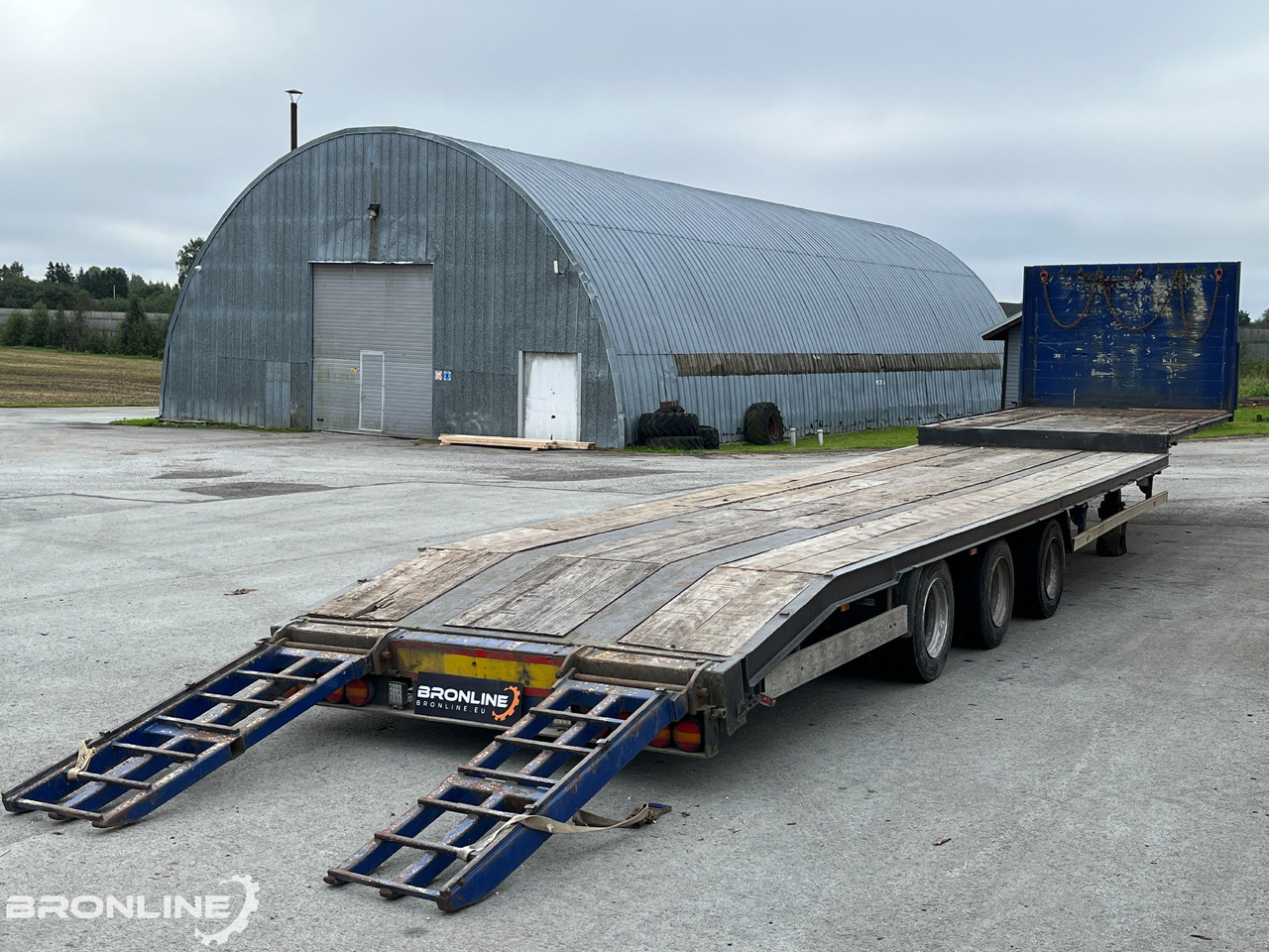 2003 WECON S327 LK20 3-axle trailer - Madal platvormpoolhaagis: pilt 5 2003 WECON S327 LK20 3-axle trailer - Madal platvormpoolhaagis: pilt 5