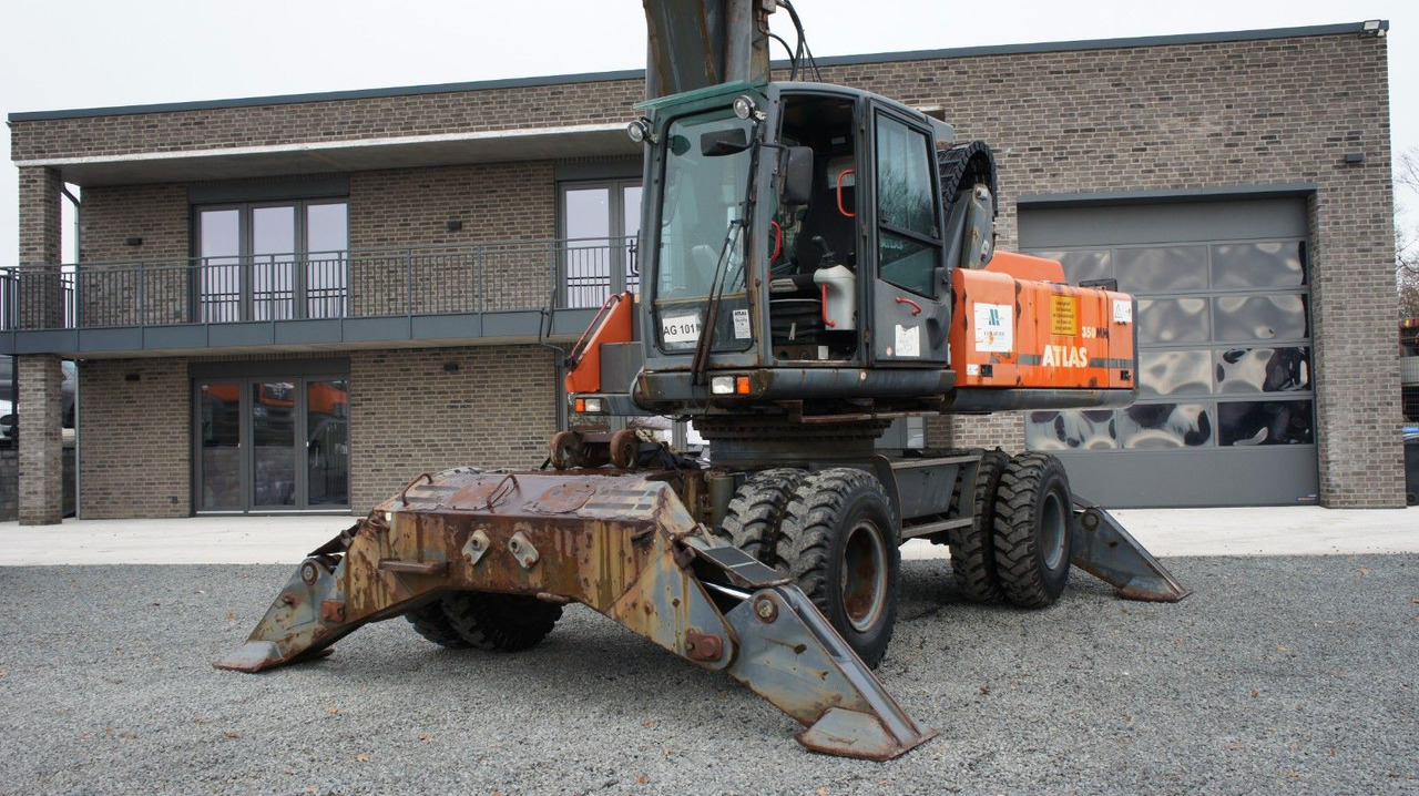 Atlas 350 MH Mobilbagger Umschlagbagger Pratzen - Ratastel ekskavaator: pilt 3 Atlas 350 MH Mobilbagger Umschlagbagger Pratzen - Ratastel ekskavaator: pilt 3