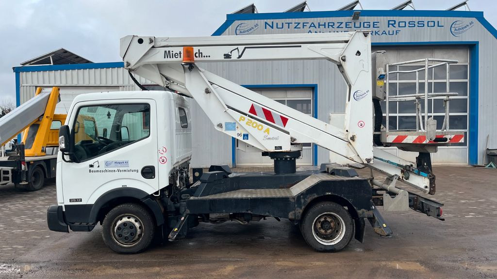 Nissan P200A-NC Steiger Hebebühne Hubarbeitsbühne 17M - Veoautolt tõusev platvorm, Tarbesõiduk: pilt 1 Nissan P200A-NC Steiger Hebebühne Hubarbeitsbühne 17M - Veoautolt tõusev platvorm, Tarbesõiduk: pilt 1