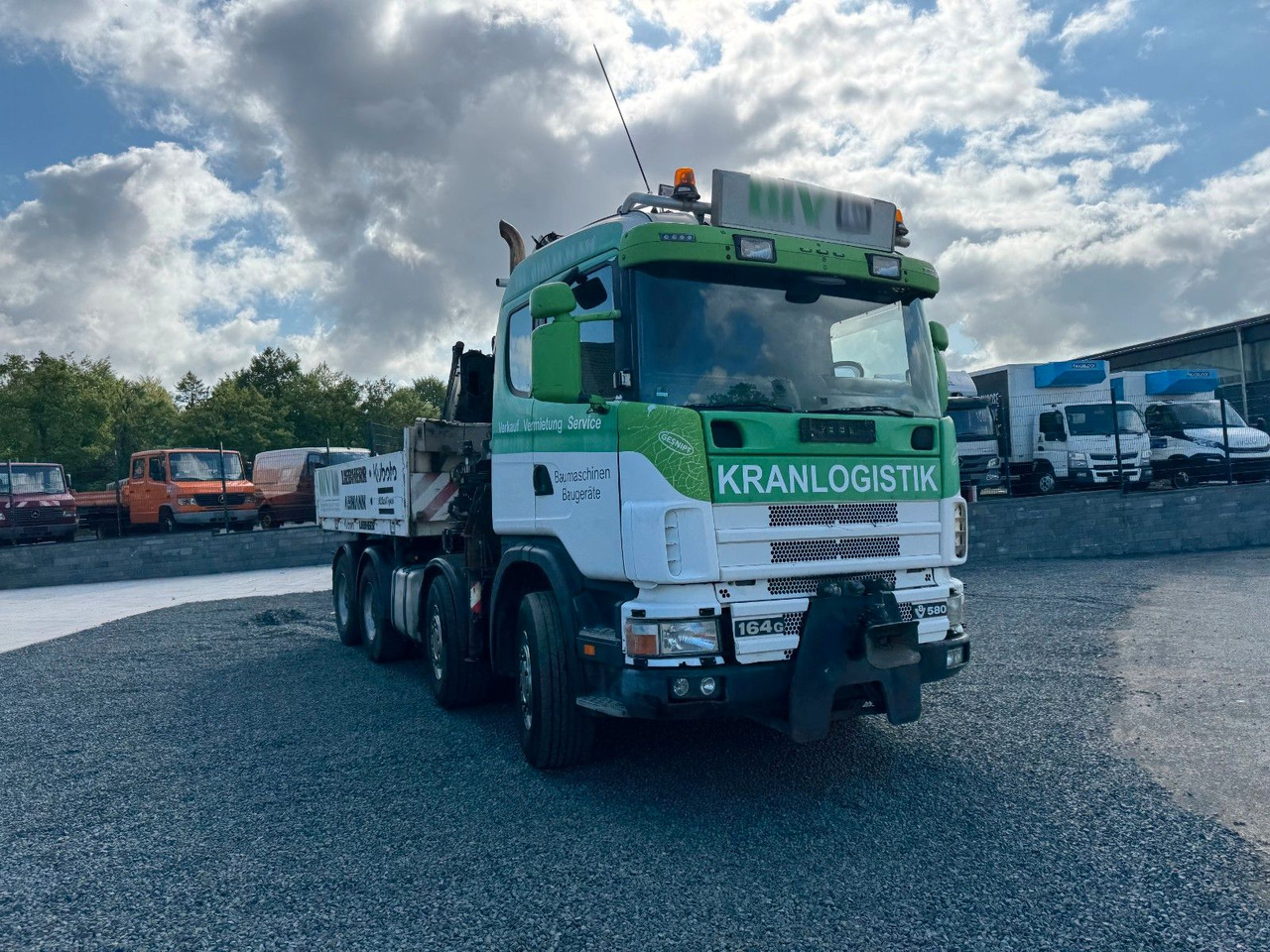 Scania 164G 580 V8 Kran Hiab 280 Retarder Sattelplatte Scania 164G 580 V8 Kran Hiab 280 Retarder Sattelplatte - Madelveok/ Platvormveok, Kraanaga veoauto: pilt 3 Scania 164G 580 V8 Kran Hiab 280 Retarder Sattelplatte Scania 164G 580 V8 Kran Hiab 280 Retarder Sattelplatte - Madelveok/ Platvormveok, Kraanaga veoauto: pilt 3