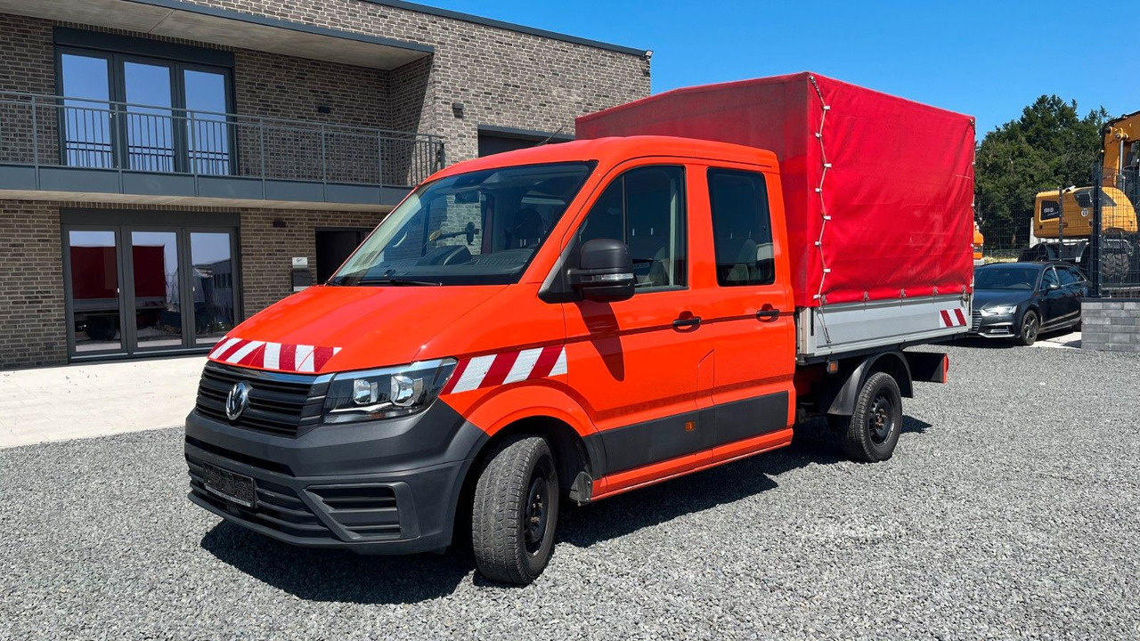 Volkswagen Crafter Pritsche Plane 35 DOKA mittellang RWD - Tent tarbesõiduk, Meeskonnaauto: pilt 2 Volkswagen Crafter Pritsche Plane 35 DOKA mittellang RWD - Tent tarbesõiduk, Meeskonnaauto: pilt 2