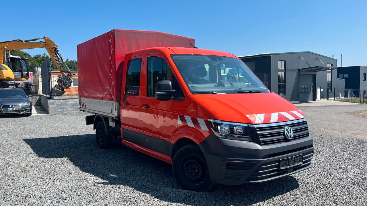 Volkswagen Crafter Pritsche Plane 35 DOKA mittellang RWD - Tent tarbesõiduk, Meeskonnaauto: pilt 3 Volkswagen Crafter Pritsche Plane 35 DOKA mittellang RWD - Tent tarbesõiduk, Meeskonnaauto: pilt 3