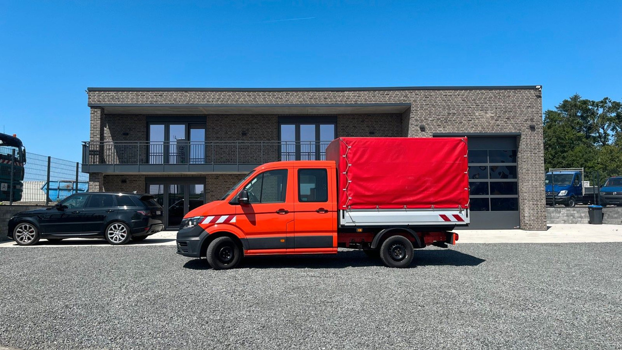 Volkswagen Crafter Pritsche Plane 35 DOKA mittellang RWD - Tent tarbesõiduk, Meeskonnaauto: pilt 1 Volkswagen Crafter Pritsche Plane 35 DOKA mittellang RWD - Tent tarbesõiduk, Meeskonnaauto: pilt 1