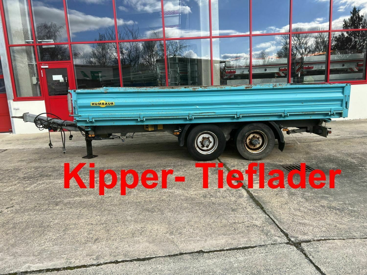 Humbaur Tandem Kipper- Tieflader - Kalluri järelhaagis: pilt 1 Humbaur Tandem Kipper- Tieflader - Kalluri järelhaagis: pilt 1