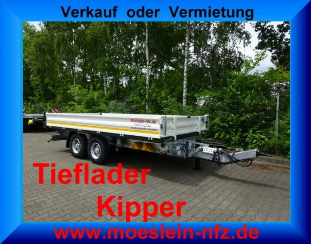 Möslein 13 t Tandem 3- Seitenkipper Tieflader-- Neufahr - Kalluri järelhaagis: pilt 2 Möslein 13 t Tandem 3- Seitenkipper Tieflader-- Neufahr - Kalluri järelhaagis: pilt 2