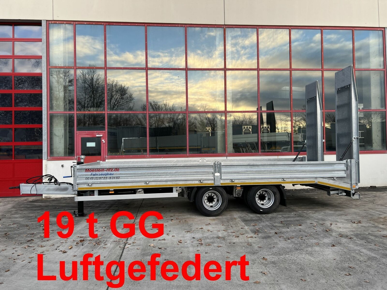 Möslein 19 t Tandemtieflader,Neufahrzeug - Madal platvorm järelhaagis: pilt 2 Möslein 19 t Tandemtieflader,Neufahrzeug - Madal platvorm järelhaagis: pilt 2