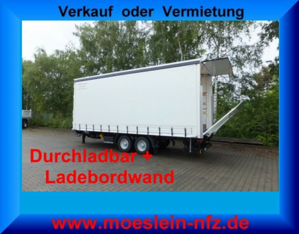 Möslein neuer Planenanhänger, Ladebordwand + Durchladba - Tenthaagis: pilt 1 Möslein neuer Planenanhänger, Ladebordwand + Durchladba - Tenthaagis: pilt 1