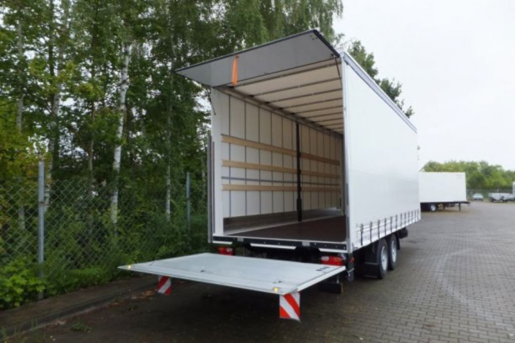 Tenthaagis Möslein  neuer Planenanhänger, Ladebordwand + Durchladba: pilt 10