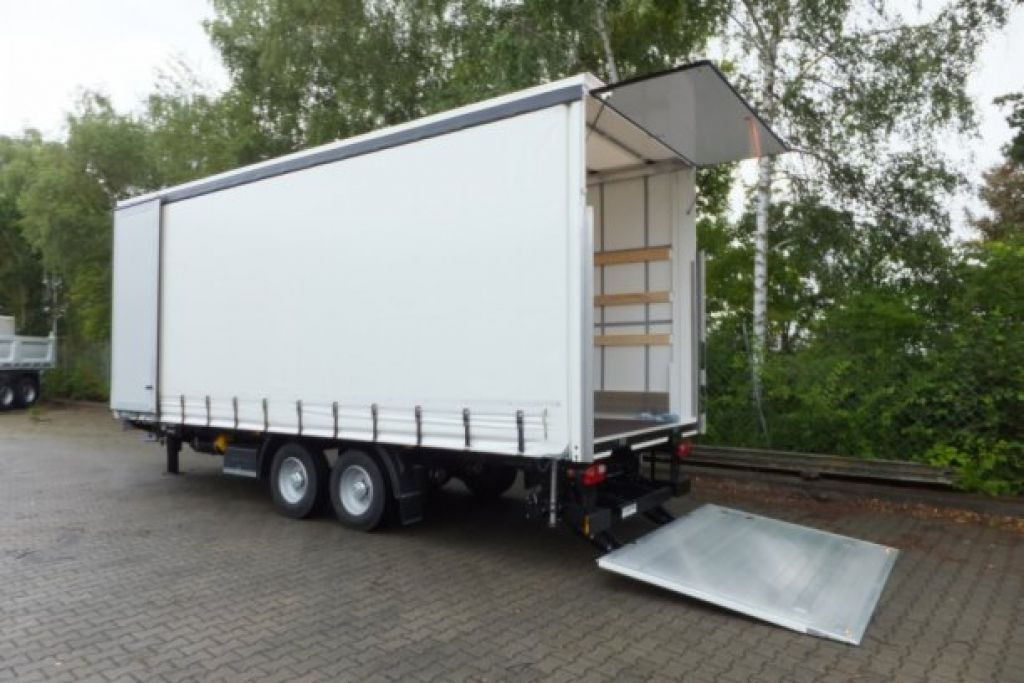 Tenthaagis Möslein  neuer Planenanhänger, Ladebordwand + Durchladba: pilt 14
