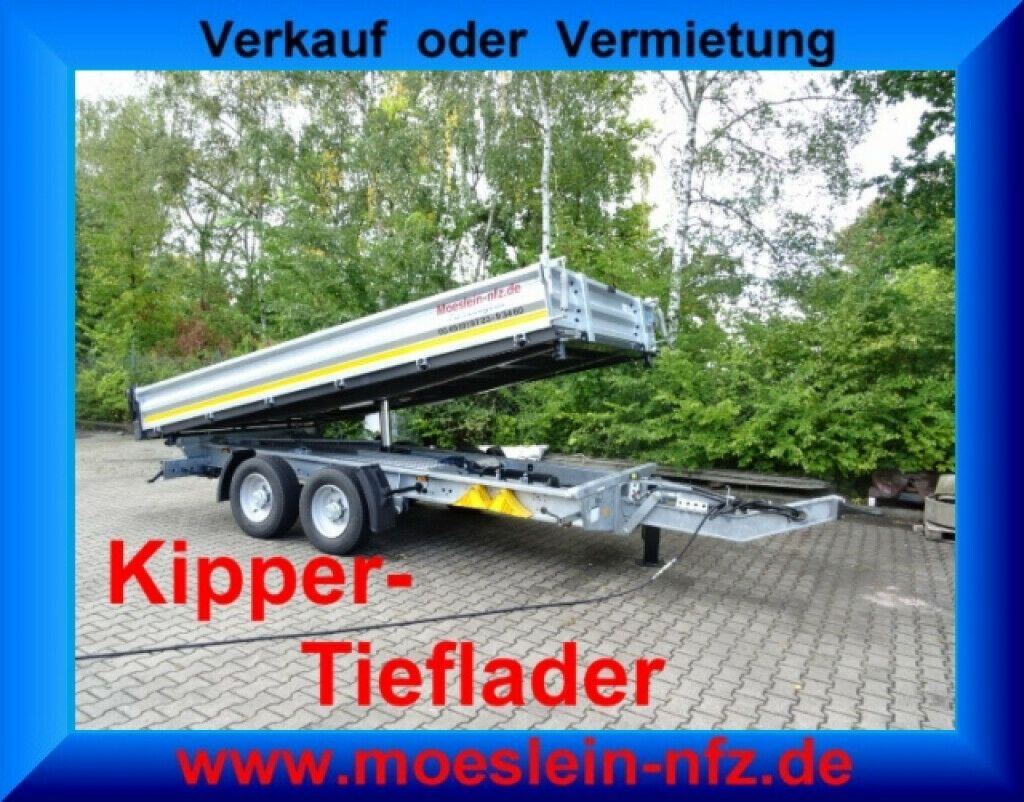 Möslein neuer Tandem 3- Seitenkipper Tieflader-- Neufah - Kalluri järelhaagis: pilt 1 Möslein neuer Tandem 3- Seitenkipper Tieflader-- Neufah - Kalluri järelhaagis: pilt 1