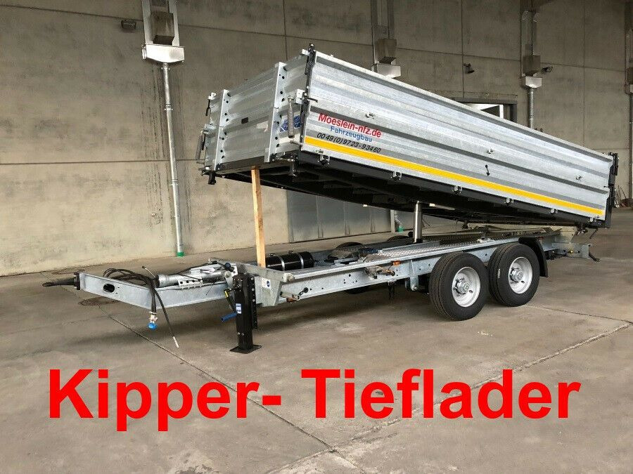Möslein neuer Tandem 3- Seitenkipper Tiefladermit Bordw - Kalluri järelhaagis: pilt 1 Möslein neuer Tandem 3- Seitenkipper Tiefladermit Bordw - Kalluri järelhaagis: pilt 1