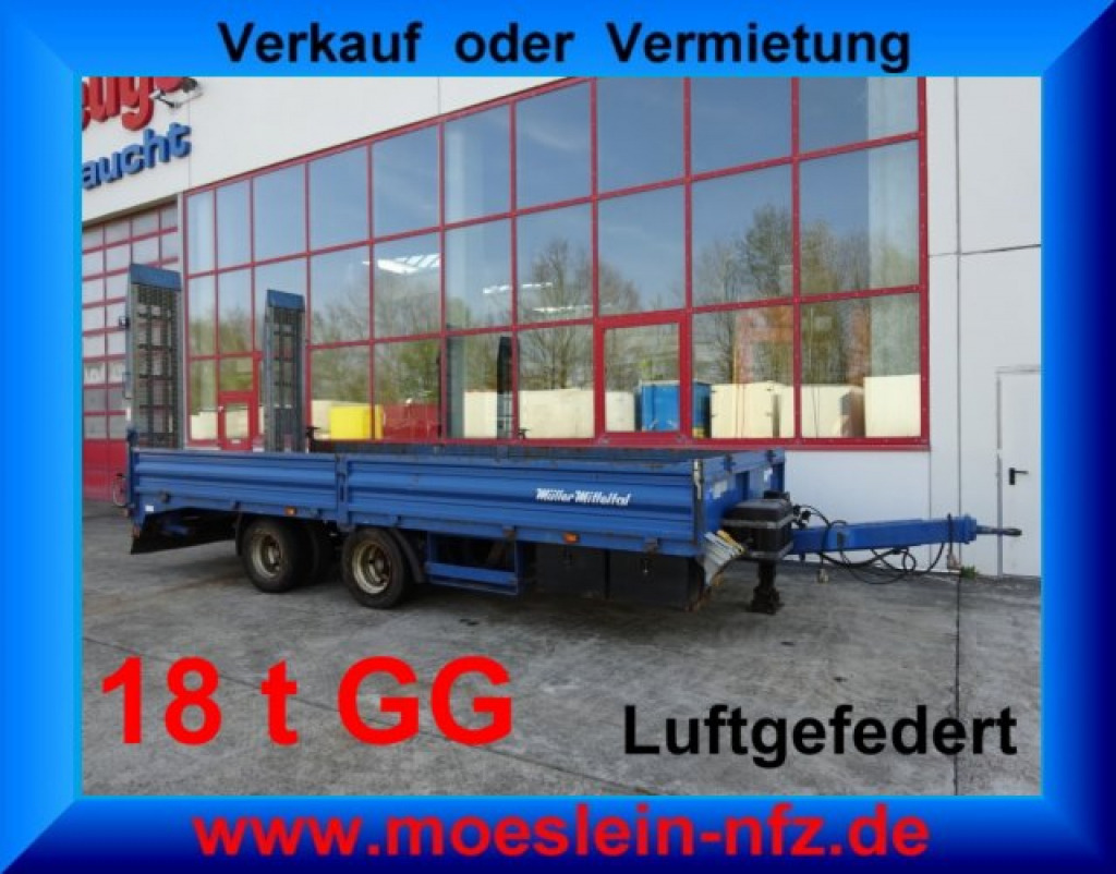 Müller Mitteltal ETUE-TA 18,0 18 t GG Tandemtieflader - Madal platvorm järelhaagis: pilt 1 Müller Mitteltal ETUE-TA 18,0 18 t GG Tandemtieflader - Madal platvorm järelhaagis: pilt 1