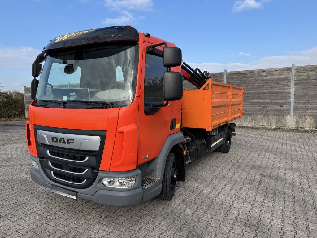 DAF FA LF 180 8t / Abrollkipper, Ladekran Containe - Konkstõstukiga veoauto, Kraanaga veoauto: pilt 2 DAF FA LF 180 8t / Abrollkipper, Ladekran Containe - Konkstõstukiga veoauto, Kraanaga veoauto: pilt 2