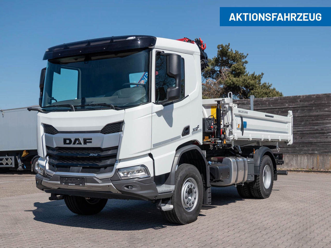 DAF XDC 370 FA Meiller Krankipper HMF DAF XDC 370 FA Meiller Krankipper HMF - Kallurauto: pilt 1 DAF XDC 370 FA Meiller Krankipper HMF DAF XDC 370 FA Meiller Krankipper HMF - Kallurauto: pilt 1