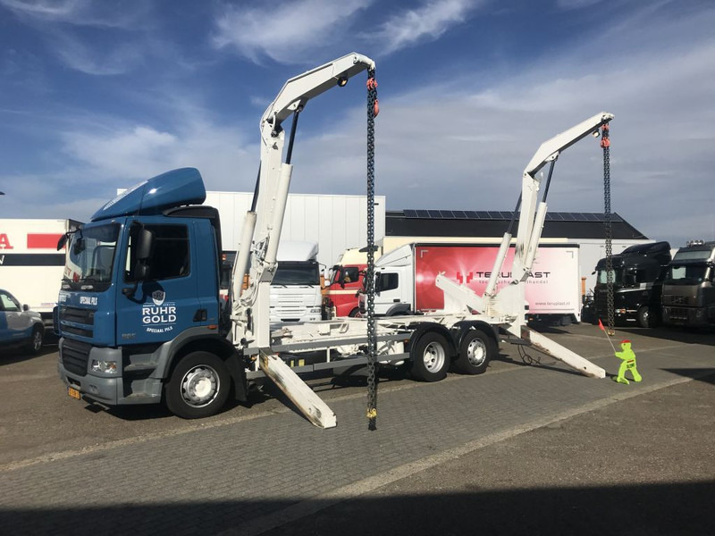 DAF 85.360 SIDELOADER - Nöörtõstukiga veoauto, Kraanaga veoauto: pilt 1 DAF 85.360 SIDELOADER - Nöörtõstukiga veoauto, Kraanaga veoauto: pilt 1