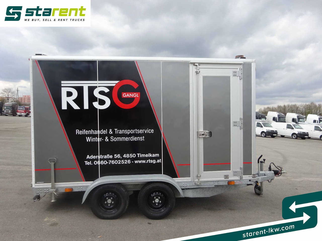 Agados Koffer, M&B Mobile Reifenmontiermaschine - Furgoonjärelhaagis: pilt 4 Agados Koffer, M&B Mobile Reifenmontiermaschine - Furgoonjärelhaagis: pilt 4